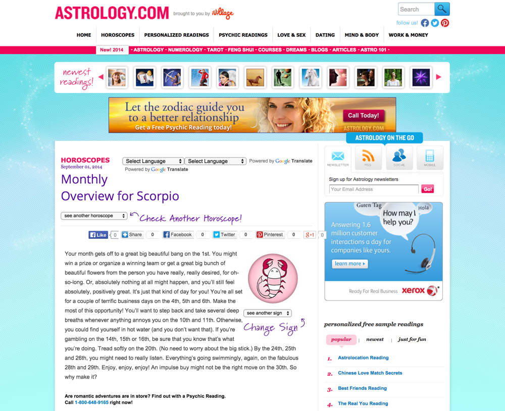 Copyediting | Astrology.com